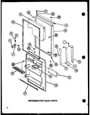 Refrigerator door parts (tj18n/p1102111w) (tj18n/p1102112w)