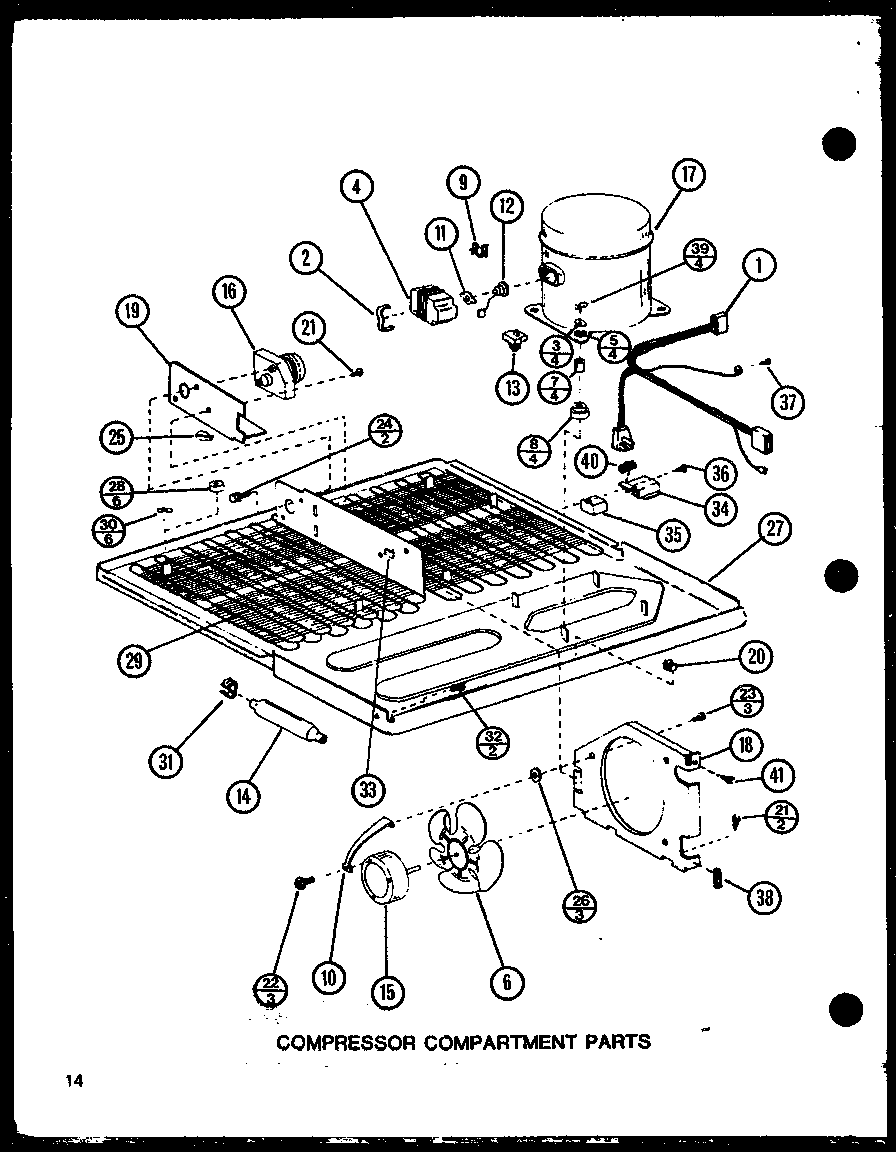 COMPRESSOR COMPARTMENT PARTS (TJ18N/P1102111W) (TJ18N/P1102112W)