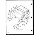 Amana TJ20N-P1102114W freezer door parts (tj20n/p1102113w) (tj20n/p1102114w) diagram