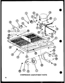 Compressor compartment parts (tj20n/p1102113w) (tj20n/p1102114w)