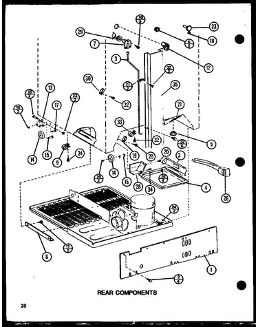 Rear components (tj20n/p1102113w) (tj20n/p1102114w)
