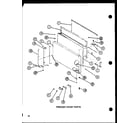 Amana TJ20N-P1102114W freezer door parts (tj22n/p1102115w) diagram