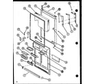 Amana TX18N-P1106212W refregerator door diagram