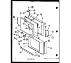 Amana TM14K1-P7705207W upper door parts (tm14k/p7705206w) (tm14kg/p7705206wg) (tm14kl/p7705206wl) (tm14k1g/p7705207wg) (tm14k1l/p7705207wl) (tm14k1/p7705207w) diagram