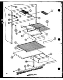 Interior parts (tm14k/p7705206w) (tm14kg/p7705206wg) (tm14kl/p7705206wl) (tm14k1g/p7705207wg) (tm14k1l/p7705207wl) (tm14k1/p7705207w)