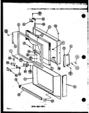 Upper door parts (tm14m/p7705208w) (tm14ml/p7705208wl) (tm14m1/p7705209w) (tm14m1l/p7705209wl) (tm14m1g/p7705209wg) (tm14nl/p7705210wl) (tm14n/p7705210w) (tm14n1g/p7705211wg) (tm14n1/p7705211w) (tm14n1l/p7705211wl)