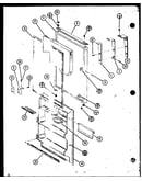 Freezer door (tj18n/p1106111w) (tj18n/p1106112w) (tq18nb/p1113501w) (tq18nb/p1113502w)