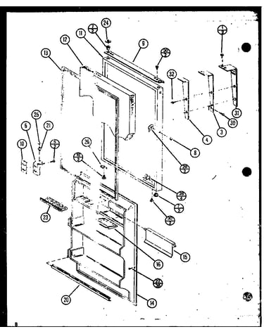 Freezer door (tj18n/p1106111w) (tj18n/p1106112w) (tq18nb/p1113501w) (tq18nb/p1113502w)