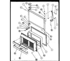 Amana TC20QL-P1111707WL freezer door diagram