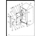 Amana TC18QL-P1111407WL rear cabinet parts diagram