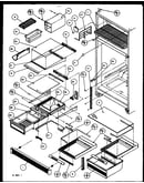 Refrigerator shelving and drawers