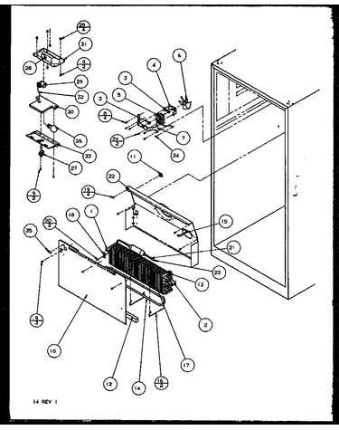 Evaporator motor/coil