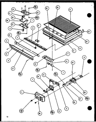 Comparment separator/divider block