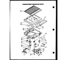 Caloric GFS165/MN02 compartment separator parts diagram