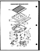 Compartment separator parts