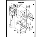 Caloric GFS165/MN00 cabinet parts diagram