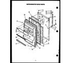 Caloric GFS165/MN00 refrigerator door parts diagram