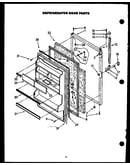Refrigerator door parts