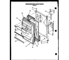 Caloric GFS185/MN03 refrigerator door parts diagram
