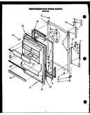 Refrigerator door parts