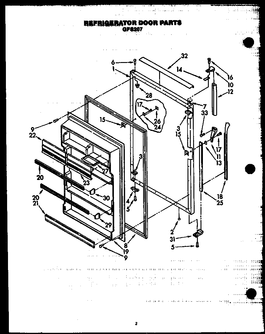 REFRIGERATOR DOOR PARTS