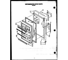 Amana GFS207-MN01 refrigerator door parts diagram