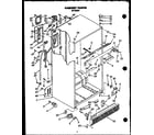 Amana GFS207-MN01 cabinet parts diagram