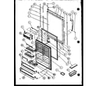 Amana TZI21Q2E-P1111714WE refrigerator door diagram