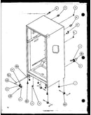 Cabinet bottom and back