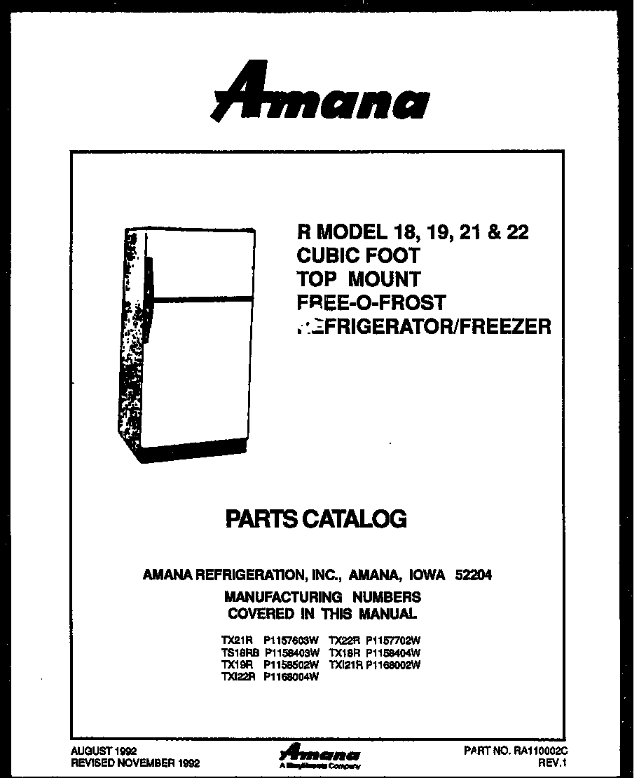 A07 FREEZER DOOR