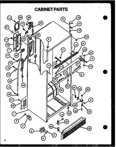 Cabinet parts