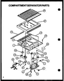 Compartment separator parts