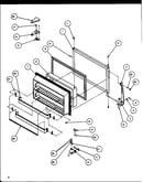 Freezer door (tg18rbg/p1158303wg) (tg18rbl/p1158303wl) (tg18rbw/p1158303ww) (tz18rg/p1158405wg) (tz18rl/p1158405wl) (tz18rw/p1158405ww) (tq18rbg/p1158406wg) (tq18rbl/p1158406wl) (tq18rbw/p1158406ww)