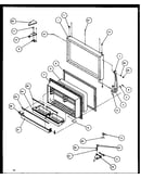 Freezer door (tz22rl/p1157703wl) (tz22re/p1157703we) (tz22rw/p1157703ww) (tzi22re/p1168007we) (tzi22rl/p1168007wl) (tzi22rw/p1168007ww)