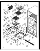 Cabinet shelving (tz21re/p1157604we) (tz21rl/p1157604wl) (tz21rg/p1157604wg) (tz21rw/p1157604ww) (tzi21rl/p1168005wl) (tzi21re/p1168005we) (tzi21rw/p1168005ww)