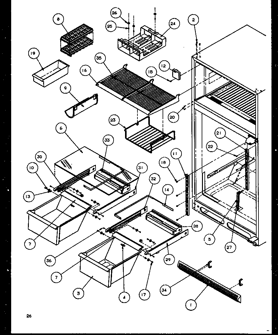 CABINET SHELVING (TZ19RL/P1158503WL) (TZ19RE/P1158503WE) (TZ19RW/P1158503WW)