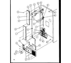 Amana TZ21RE-P1157604WE cabinet back diagram