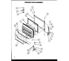 Amana TA18R2L-P1158306WL freezer door assembly diagram