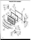 Freezer door assembly