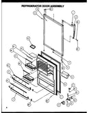 Refrigerator door assembly