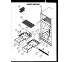 Amana TA18R2L-P1158306WL cabinet shelving diagram