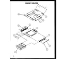 Amana TA18R2L-P1158306WL cabinet shelving diagram