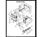 Amana TA18R2W-P1158306WW evaporator area diagram