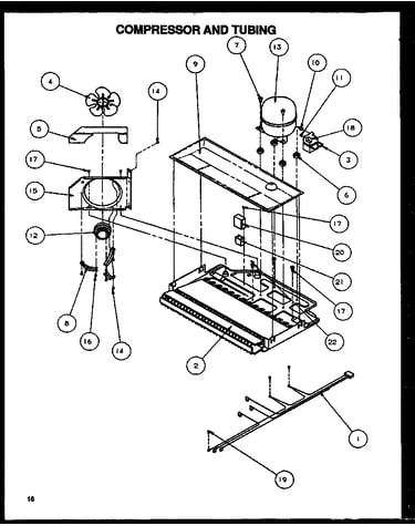 Compressor and tubing