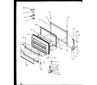 Amana TXI21RL-P1168006WL freezer door diagram