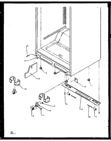 Lower cabinet parts