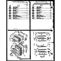 Amana TD19G-AG-P60109-4WG door assembly 15 cu. ft. diagram
