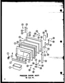 Freezer door assy 16 cu. ft. (t16j/p60178-1w) (t16j-c/p60178-1wc) (t16j-a/p60178-1wa) (tr16j/p60178-2w) (tr16j-c/p60178-2wc) (tr16j-ag/p60178-2wg) (tr16j-a/p60178-2wa) (et16j/p60178-7w)