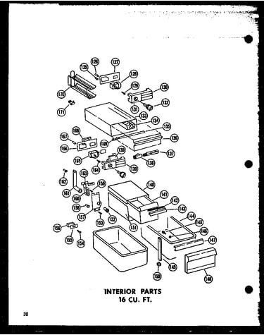 Interior parts 16 cu. ft. (t16j/p60178-1w) (t16j-c/p60178-1wc) (t16j-a/p60178-1wa) (tr16j/p60178-2w) (tr16j-c/p60178-2wc) (tr16j-ag/p60178-2wg) (tr16j-a/p60178-2wa) (et16j/p60178-7w)