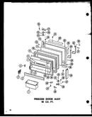 Freezer door assy 18 cu. ft. (etm18j/p60178-8w) (tm18j/p60178-3w) (tm18j-a/p60178-3wa) (tm18j-c/p60178-3wc) (tm18j-ag/p60178-3wg) (tc18j-c/p60178-4wc) (tc18j/p60178-4w) (tc18j-ag/p60178-4wg) (tc18j-a/p60178-4wa)